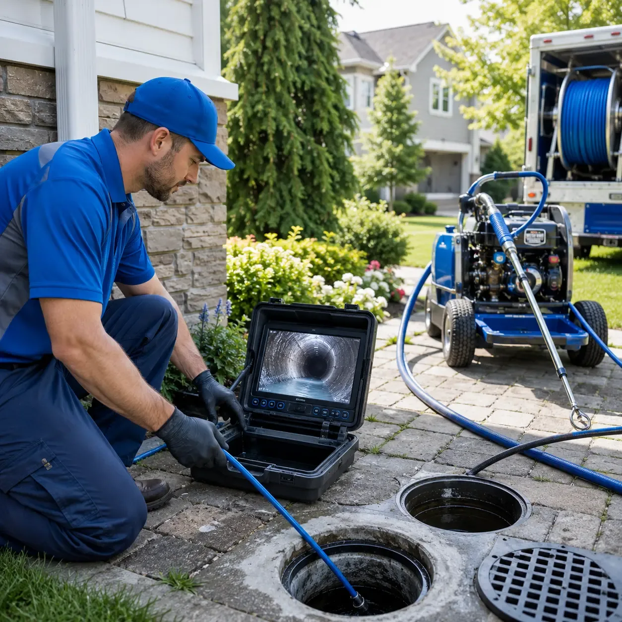 Outdoor drain cleaning professionals serving Maplesville, AL